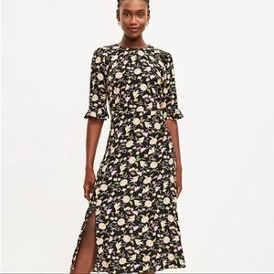 Ann taylor loft midi/maxi floral size 10